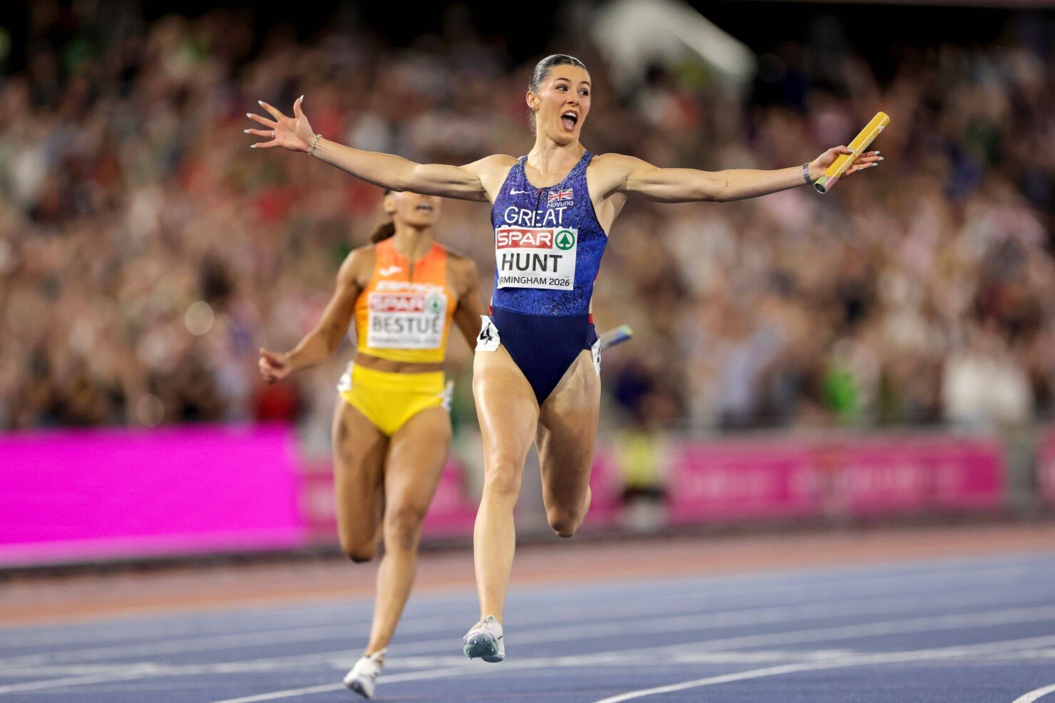 Amy Hunt, ME v atletice v Birminghamu