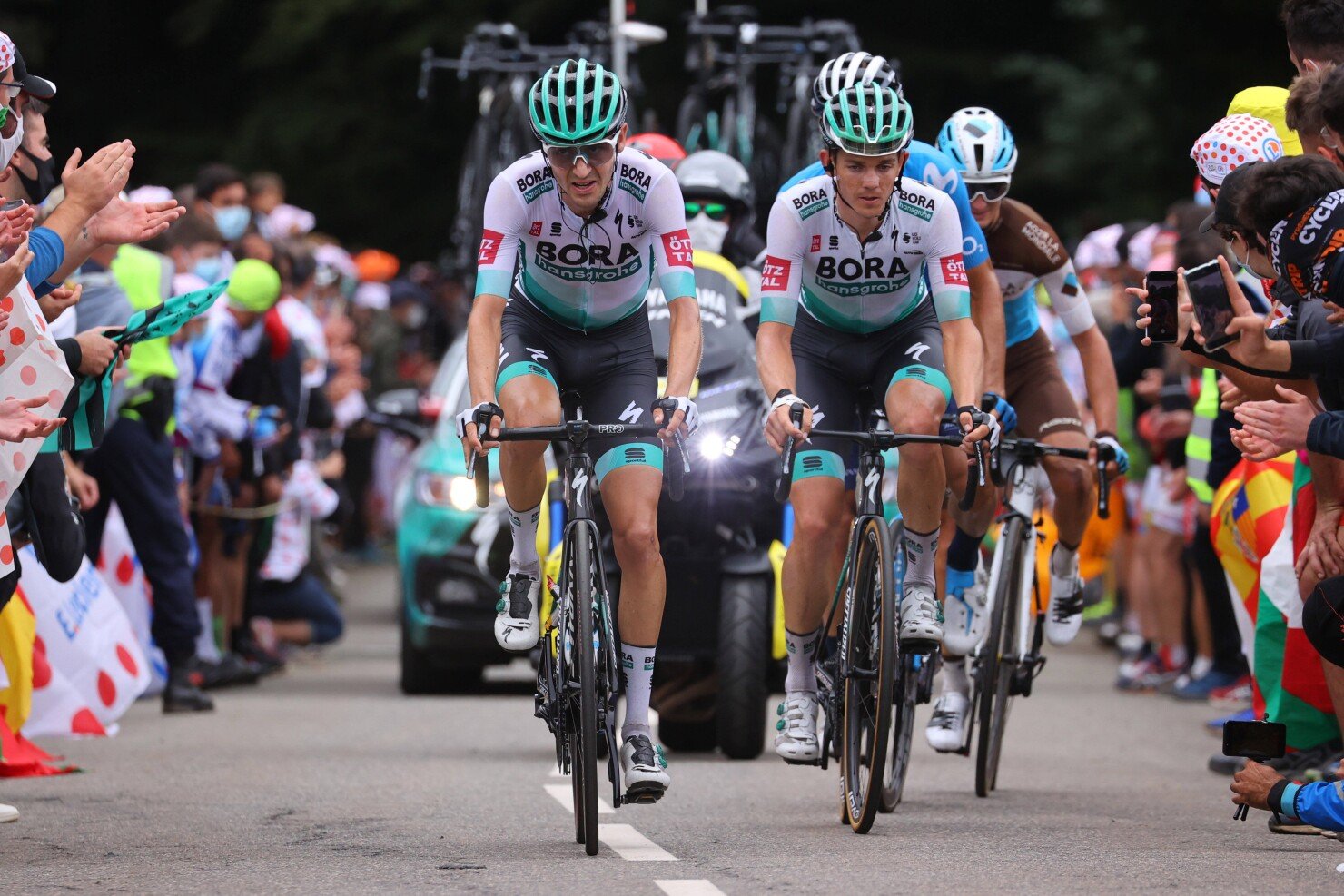 Emanuel Buchmann (GER - Bora - Hansgrohe) - Gregor Muhlberger (AUT - Bora - Hansgrohe)