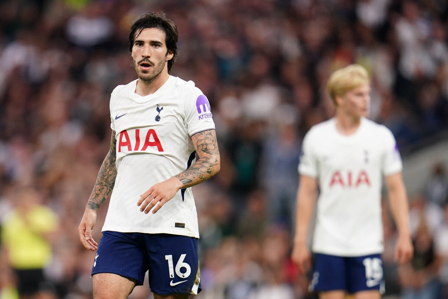 Sandro Tonali, dnes už za Tottenham Hotspur